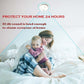 LSHOME 3 Pack Smoke Detector Fire Alarms 9V Battery Operated Photoelectric Sensor Easy to Install with Light Sound Warning, Test Button,9V Included Safety for Home Hotel(912-3) (GS528A) LSHOME