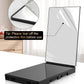 JUSRON 360 Viewing Angle Self Hair Cutting Mirror, Clear Anti-Fog HD Glass Ebuystt