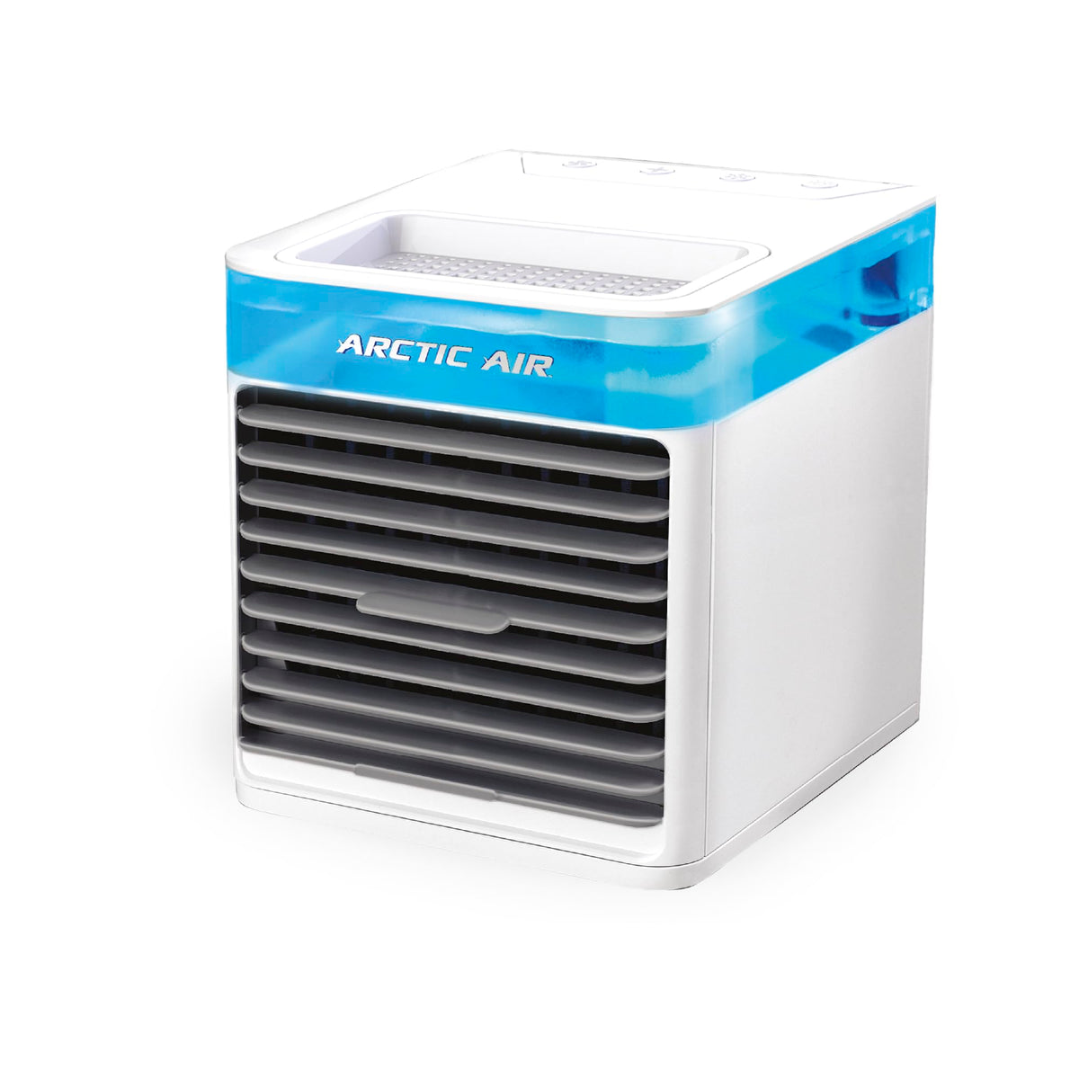 Arctic Air Pure Chill 2.0 Evaporative Air Cooler by Ontel - Powerful, Quiet, Lightweight and Portable Space Cooler with Hydro-Chill Technology For Bedroom, Office, Living Room & More,Blue Arctic Air