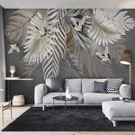 Kitchen Wallpapers,Photo Wallpaper 3D Plant Beautiful Leaves Self-Adhesive Wall Murals Art Wall Photo Print Picture Design Wall Paper for Living Room Bedroom Home Decoration , 140 x 70 cm (WxH) ZLJBB