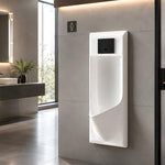Heliosrider Automatic Sensor Urinal for Men, Wall-Mounted, White Heliosrider