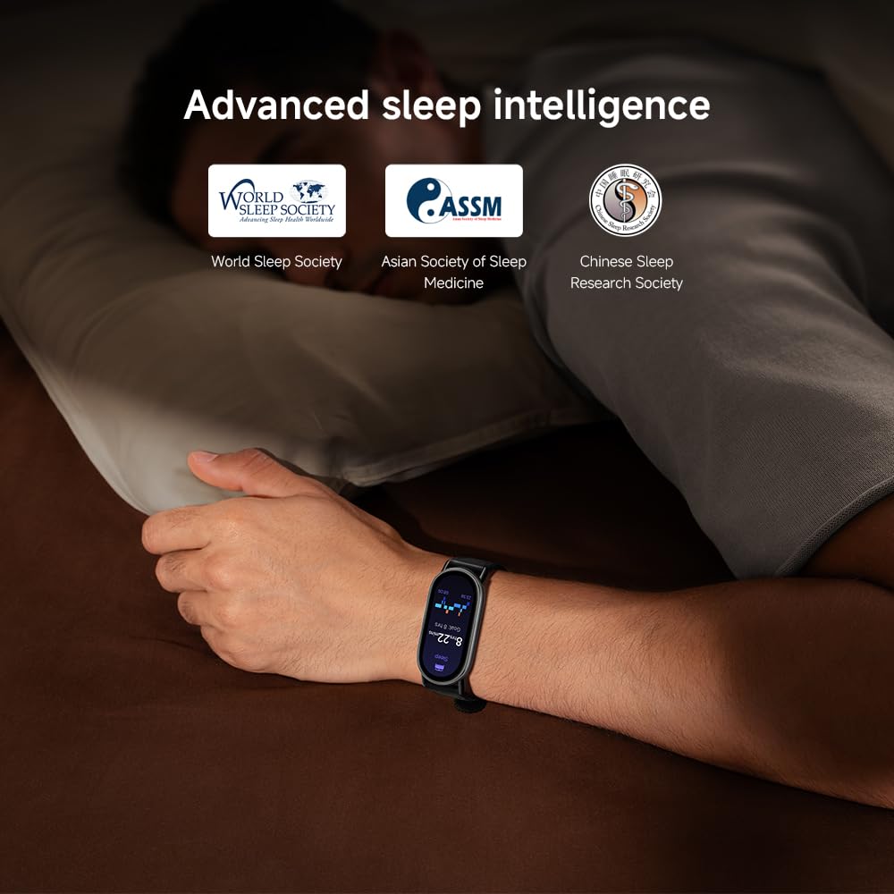 XIAOMI Mi Smart Band 10 (2025) Global Version - 1.72" AMOLED Display | 21 Days Battery Life | Touchscreen, Multi-Sport Tracker, Activity Tracker, Heart Rate Monitor | BT5.4 - (Midnight Black) XIAOMI