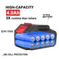 SHINTYOOL 21v Lithium Battery - 4.0 Ah Battery with Charger Adapter Led Indicator Compatible with Leaf Blower SHINTYOOL