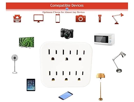 STRATA 6-OUTLET SURGE PROTECTOR - FL-JC23 MEGA