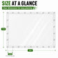 Clear Vinyl Enclosure Tarp, 12 Mil Waterproof with Grommets, 7 x 9 FT vensovo