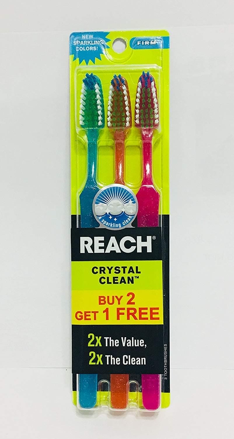 Reach Crystal Clean Toothbrush (Firm) - 84004019510 Pie's Variety Store
