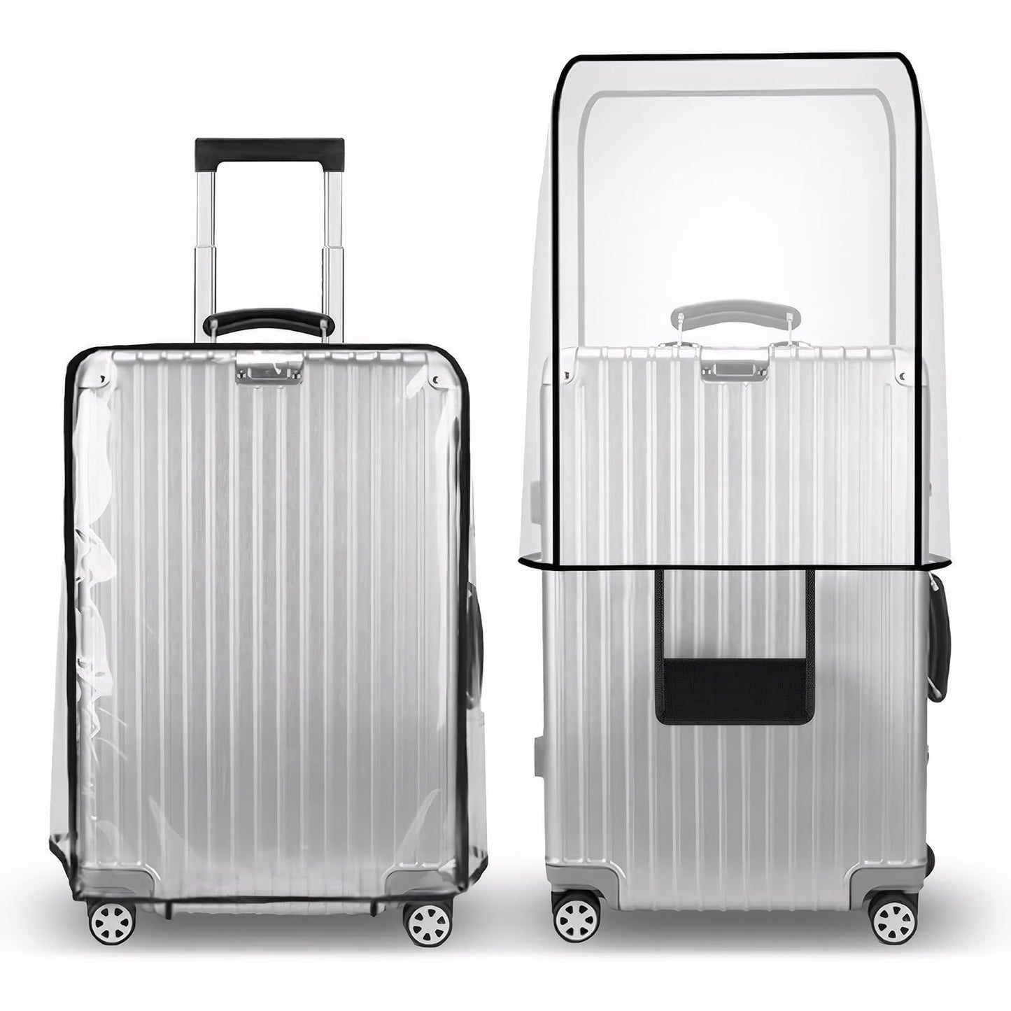 T Tersely Clear PVC Suitcase Cover Protectors 20/24/26/28/30 Inch Suitcase Covers for Luggage - Waterproof Dustproof and Anti-Scratch 20-30 Inch Luggage Cover (20inch) T Tersely