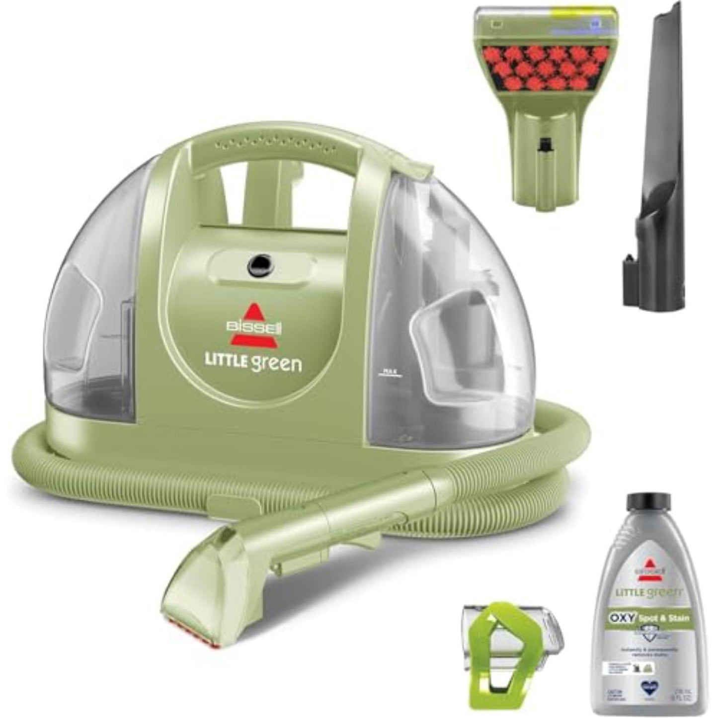 BISSELL Little Green Multi-Purpose Portable Carpet and Upholstery Cleaner, Car and Auto Detailer, with Exclusive Specialty Tools, Green, 1400B EBUYSTT