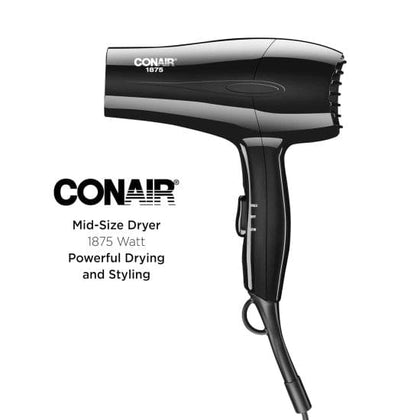 Conair Hair Dryer,1875W Mid Size Hair Dryer for every hair type and every hair style C-303NPN