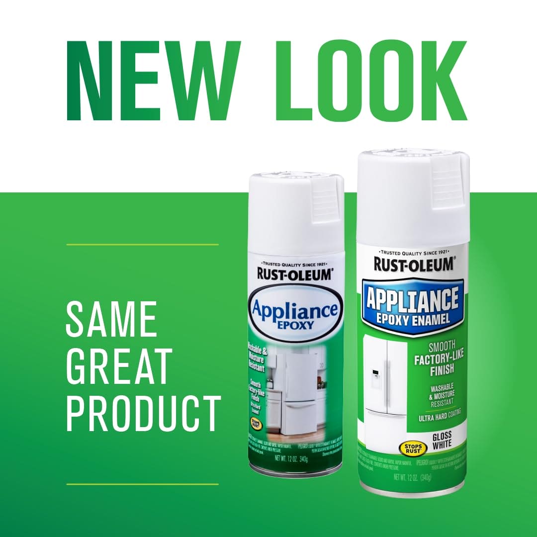 Rust-Oleum 7881830 Specialty Appliance Epoxy Spray Paint, 12 oz, White Rust-Oleum