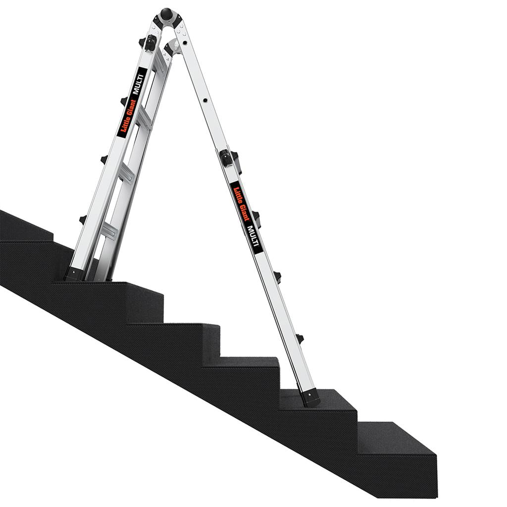 Little Giant Ladders M17 Aluminum Multi-Position Ladder with 24 Configurations -514829 ebuystt