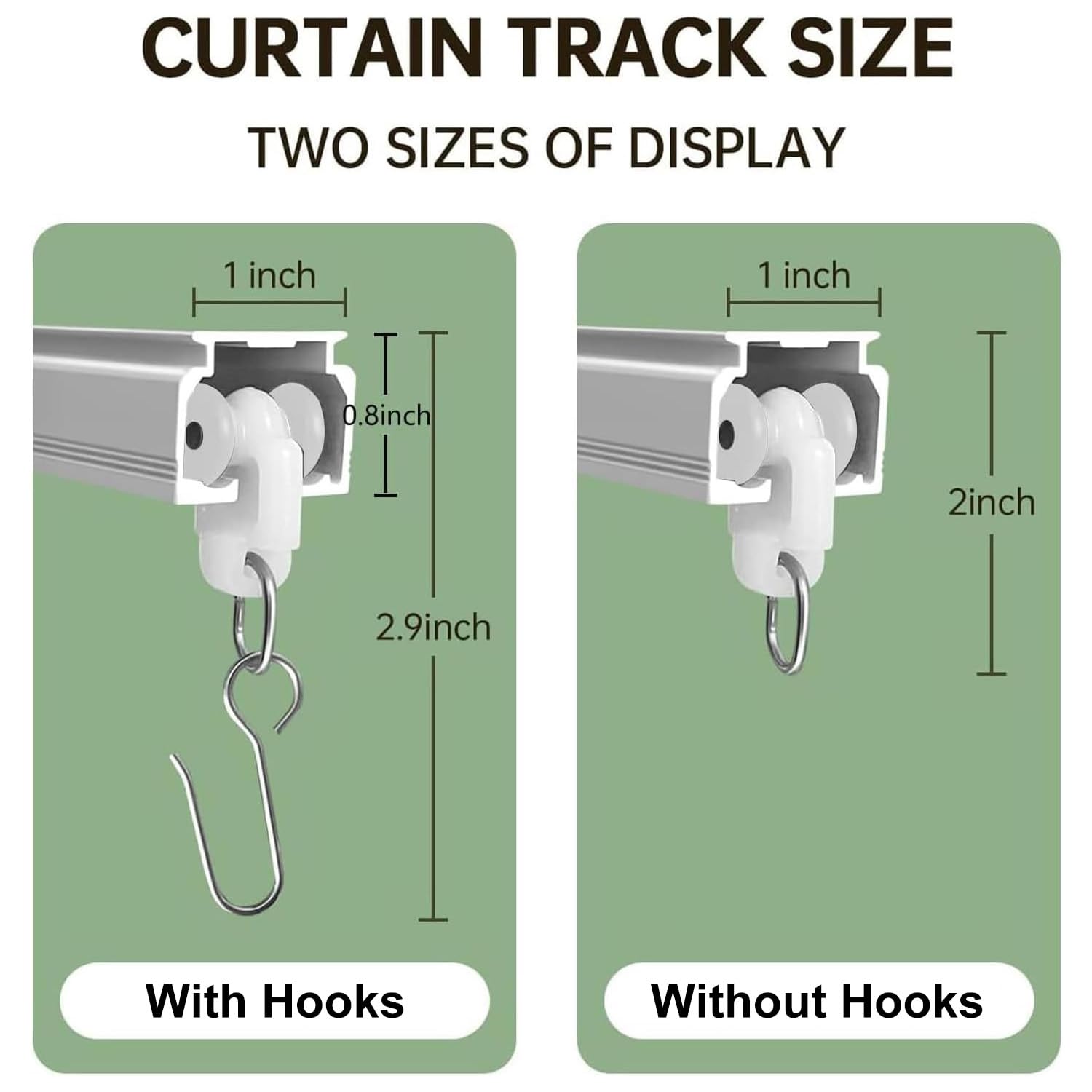 MaKefeile Ceiling Curtain Tracks 9FT,Curtain Track Wall Mount,Ceiling Mounted Sliding Door Curtains Rails Outdoor Extra Long Curtains Rod Room Divider Track for Living Bedroom with Hooks,White MaKefeile