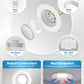 Sunco 24 Pack Retrofit LED Recessed Lighting 6 Inch, Downlight Can Lights for Ceiling, 1050 LM, 2700K/3000K/3500K/4000K/5000K, Dimmable, Baffle Trim, 13W=75W, 50000 Lifetime Hours, Damp Rated UL Sunco Lighting