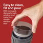 Hamilton Beach Fresh Grind Electric Coffee Grinder - Removable Chamber, Makes up to 12 Cups - Black - Makes it easy to enjoy the taste of freshly ground coffee every morning without a lot of messy cleanup - 80335R Argos Distributors