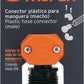 Truper REM-1/2, Plastic Hose Connector, Male 1/2 Inch- 12710 MEGA