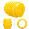 1Pcs Yellow Polyurethane Jumping Jack Bellows Boot 17.5cm For Wacker Rammer Compactor Tamper For Hand Power Tools Accessories