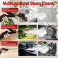 Steam Cleaner, Portable Pressurized Steamer for Cleaning with 14pcs Accessories, 6-Level Adjustable and 15s Heat-Up, Handheld Steam Cleaner for Home, Tile, Dirt, Grout, Grease, Car Detailing(Red) AULANK