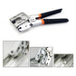 10 Inch High-Carbon Steel Metal Steel Stud Crimper, TPR Handle Stud Crimper Plaster Board Drywall Tool,Punch Lock Framing Fastening Crimping Hand Tool Yuudar