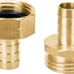Truper 12704 / CFM-1/2B - 1/2" (13 mm) Brass Male/Female Hose Connectors ebuystt