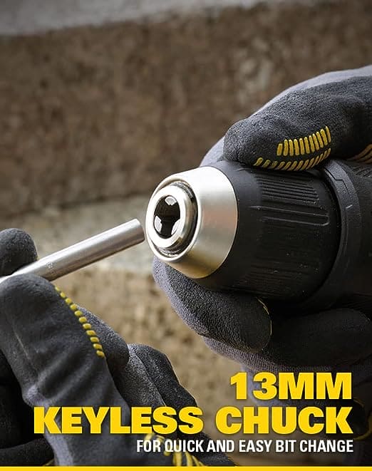 STANLEY FATMAX SCD711C2K-B1 20V 1.5Ah 13 mm Cordless Brushed Hammer Drill Machine With 2x1.5Ah Li-ion Batteries & 1pc ChargerSCD711C2K-B3 Argos Distributors