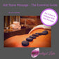 Amethyst Lake Hot Stones Massage Set With Warmer Pot - 36 Basalt Hot Stone 6 Quart Oven Water Heater Kit, Portable & Perfect for Salon and Home Use with Black Velvet Drawstring Bag & Wood Spatula Amethyst Lake