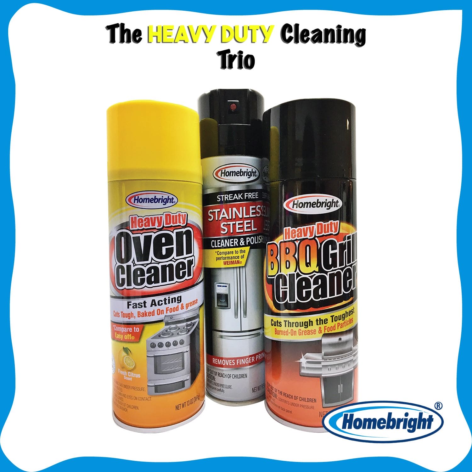 Homebright Bbq Grill Cleaner 13oz. - Enjoy a well-maintained cooking station with the help of this BBQ Grill Cleaner. It is formulated to break down tough burned-on food pieces and eliminate pesky grease buildup - 84960701443 Pie's Variety Store