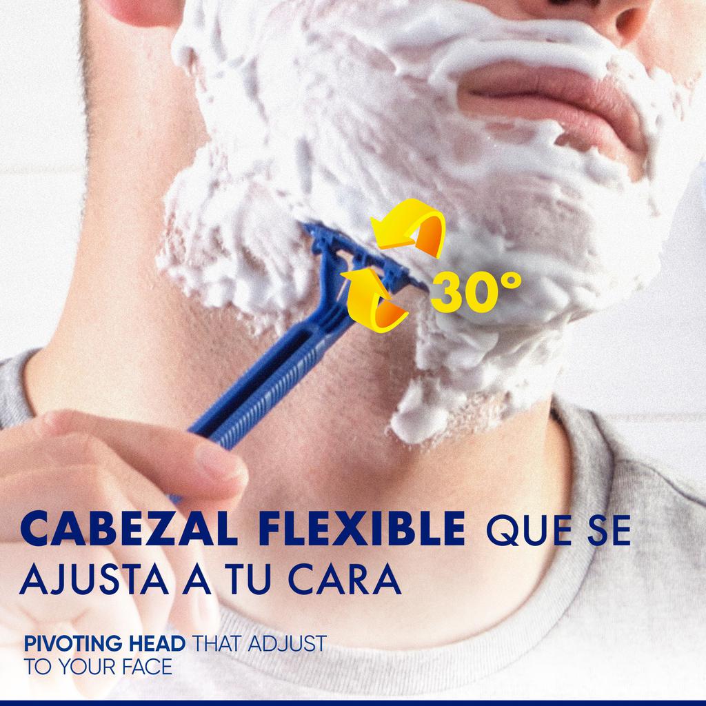 Gillette Disposable Razors 52 Units  Gillette Sensor2 Plus Men's Disposable Razor features a chrome coating, for long-lasting blades-17257 Hannah's Variety Store
