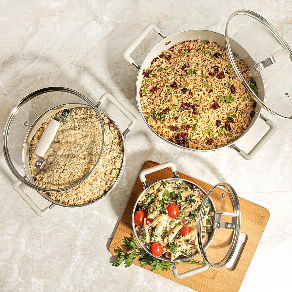 Granitestone Pot Set 3 Pieces- 489505 ebuystt