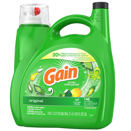 Gain Liquid Laundry Detergent 4.82 L / 163 oz - 494327