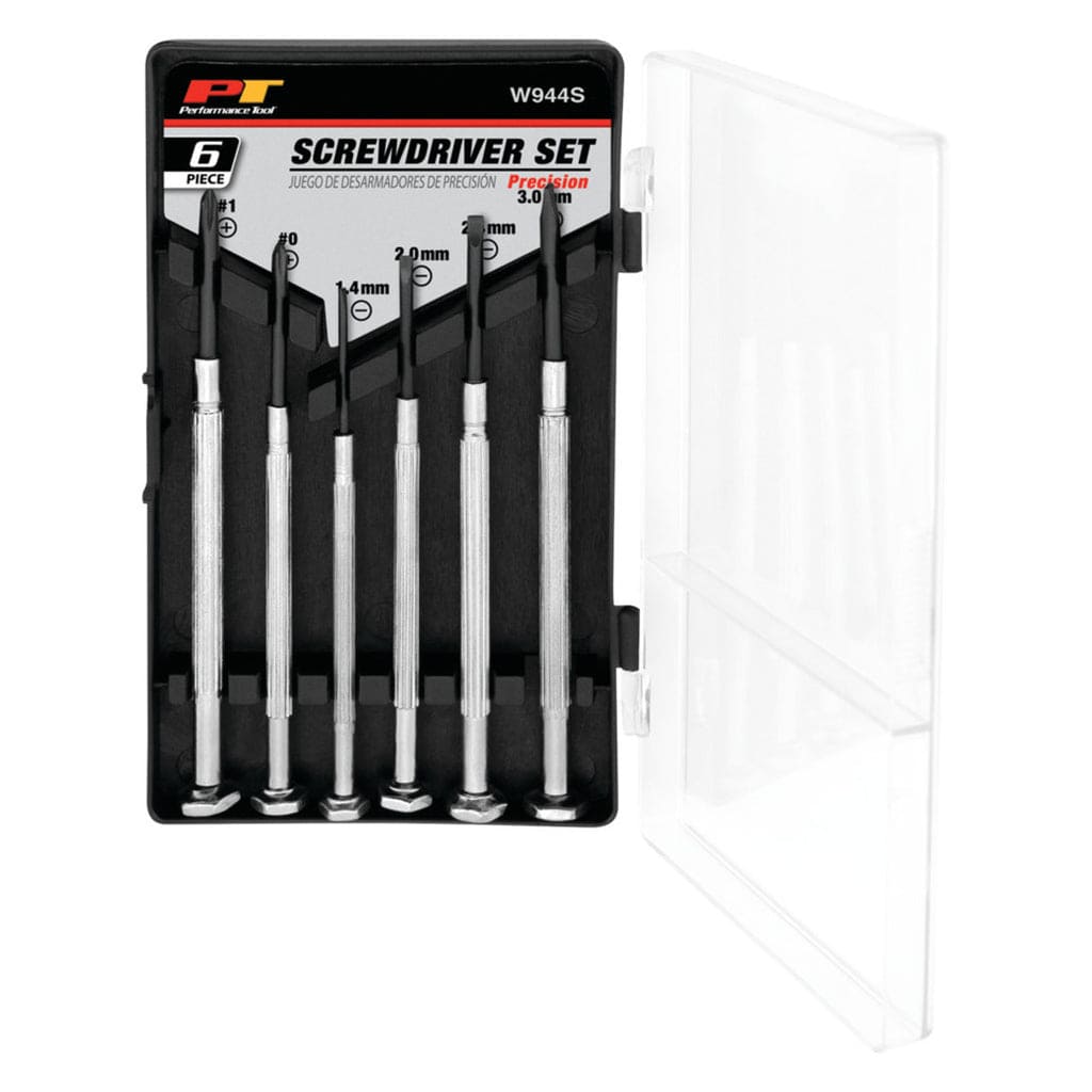 6 piece Precision Screwdriver Set - Performance Tool-W944S Mega