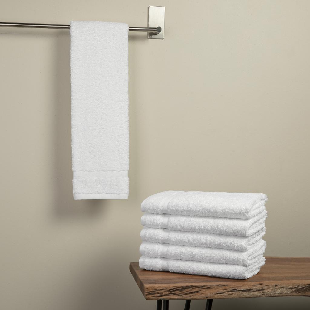 Royal Excellence Hand Towels 6 Units / 40.6 cm x 71.1 cm / 16" x 28". These commercial-grade bath towels are perfect for institutional restrooms, office restrooms, or even in your home. -458633 EBUYSTT