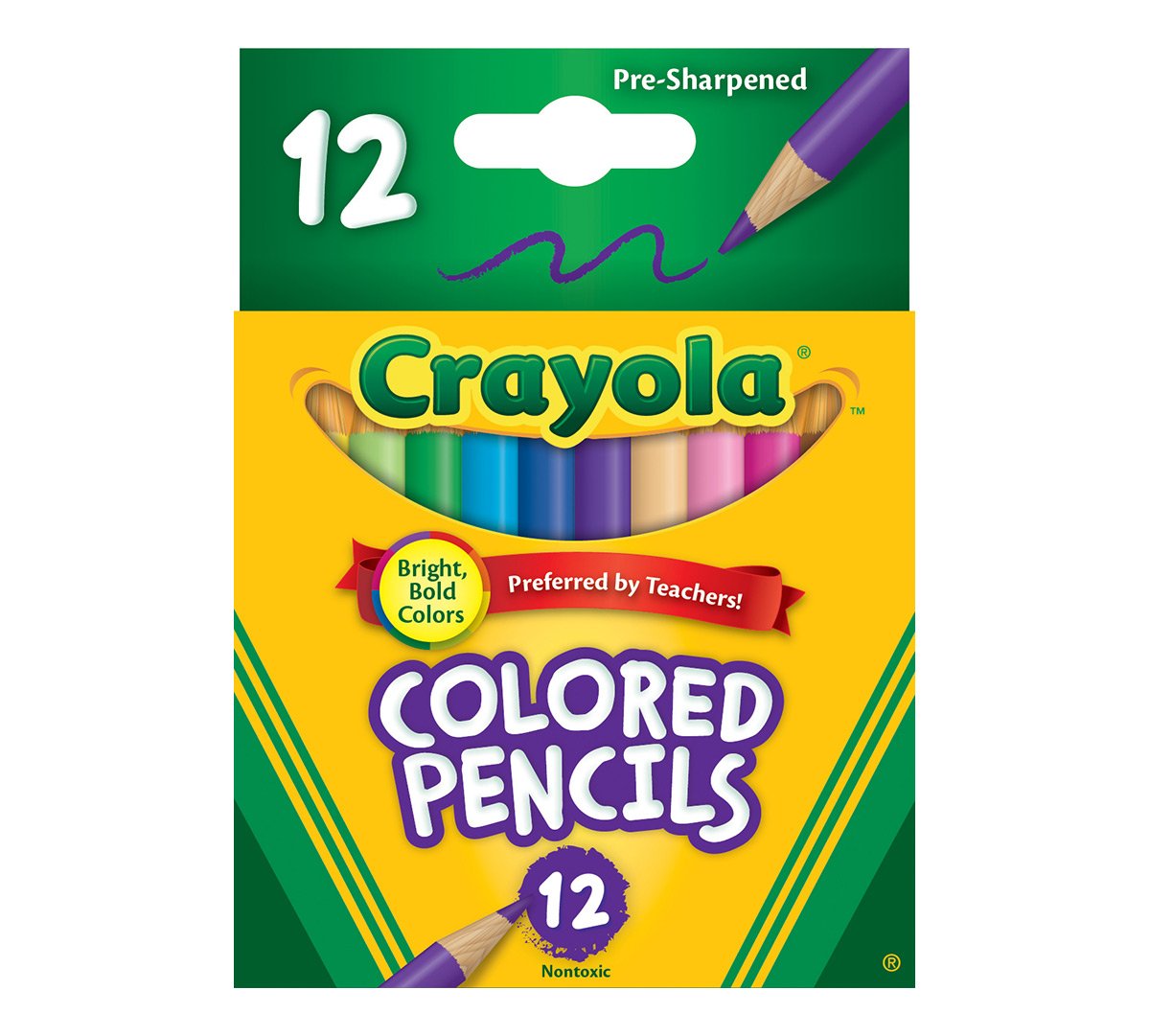 Crayola Coloured Pencils Twistable 12 Pack - 07166257408
