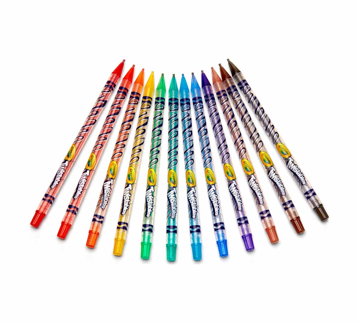 Crayola Coloured Pencils Twistable 12 Pack - 07166257408