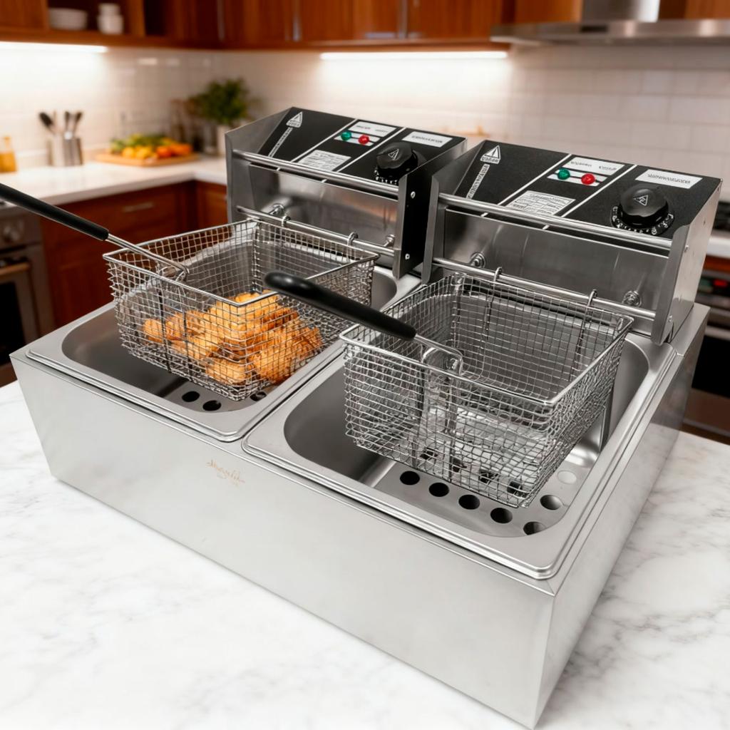 Marigold Professional Double Basket Fryer-509765 ebuystt