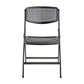 Genesis Folding Chair Black 48 cm x 56 cm x 82 cm / 18 inch x 22 Inch x 32 Inch - 395738 ebuystt