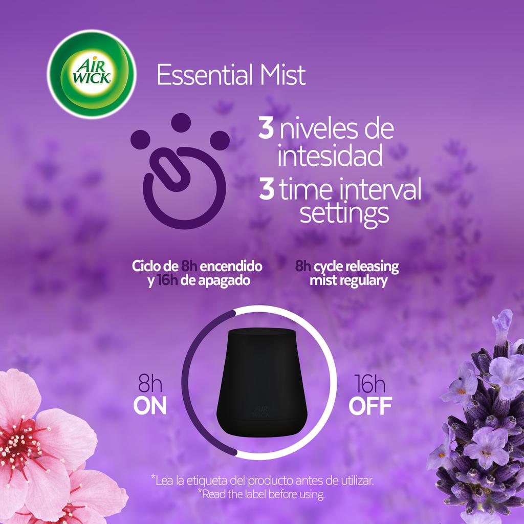 Air Wick Essential Mist 1 Diffuser + 3 Refills 20 mL-474121-0062338033419 ebuystt