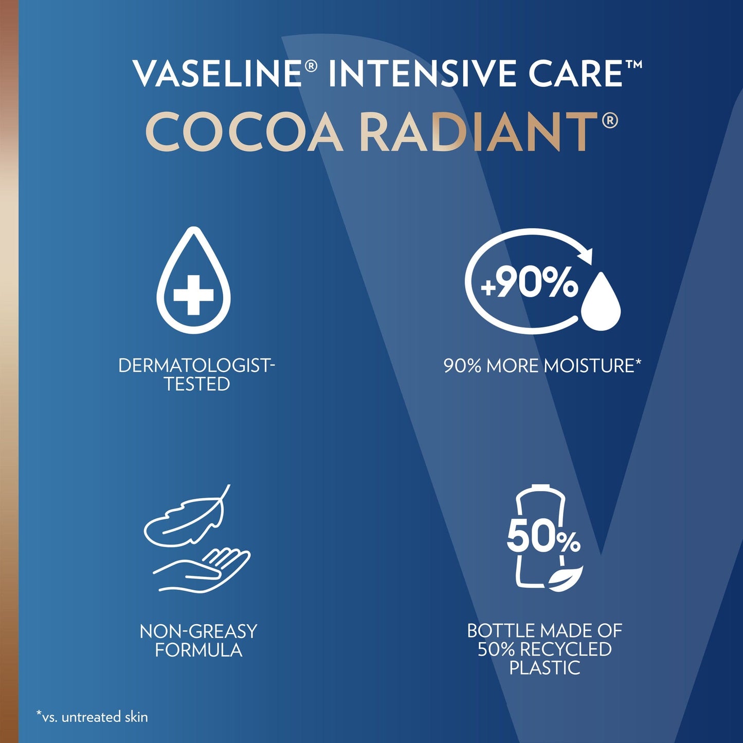 Vaseline Intensive Care Lotion Cocoa Radiant 20.3 Ounce Pump (600ml) - 30521013442 Pie's Variety Store