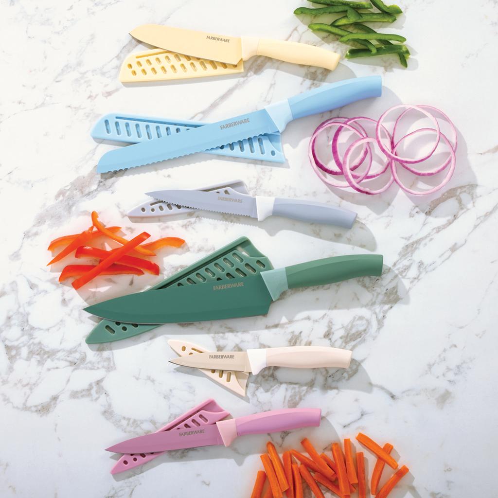 Farberware Ceramic-Coated Knife Set 12 Pieces - 511534 ebuystt