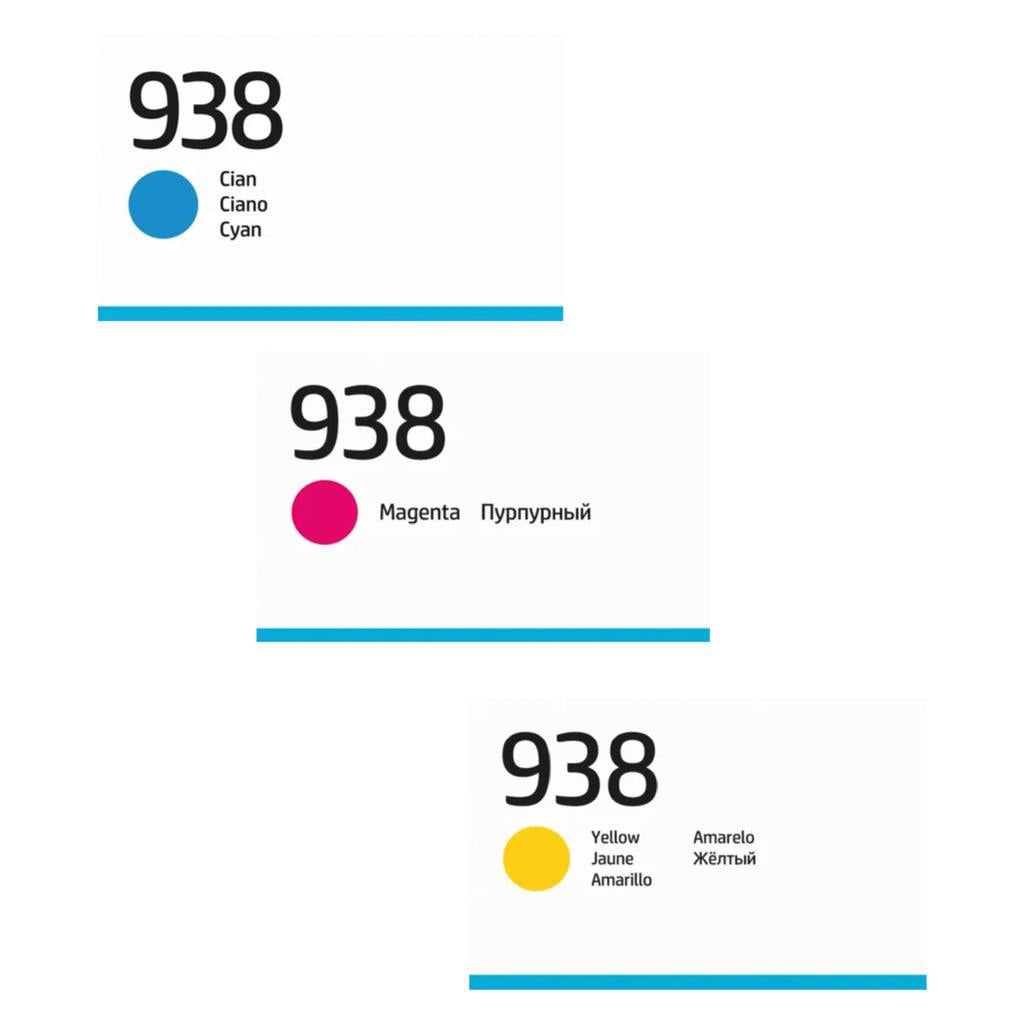 HP Tricolor Ink 938 Cartridge - 477225