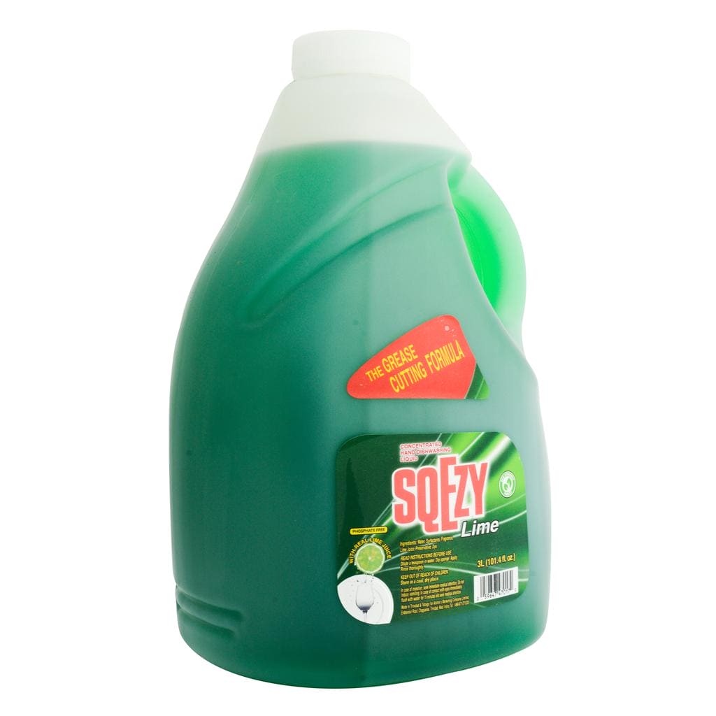 Sqezy Dishwashing Liquid Soap Lima Fragrance 3 L. Sqezy Citrus Dishwashing Liquid Soap 3 L. Sqezy Citrus Dishwashing Liquid has been specially formulated with natural citrus cleaning agents. -461093 EBUYSTT