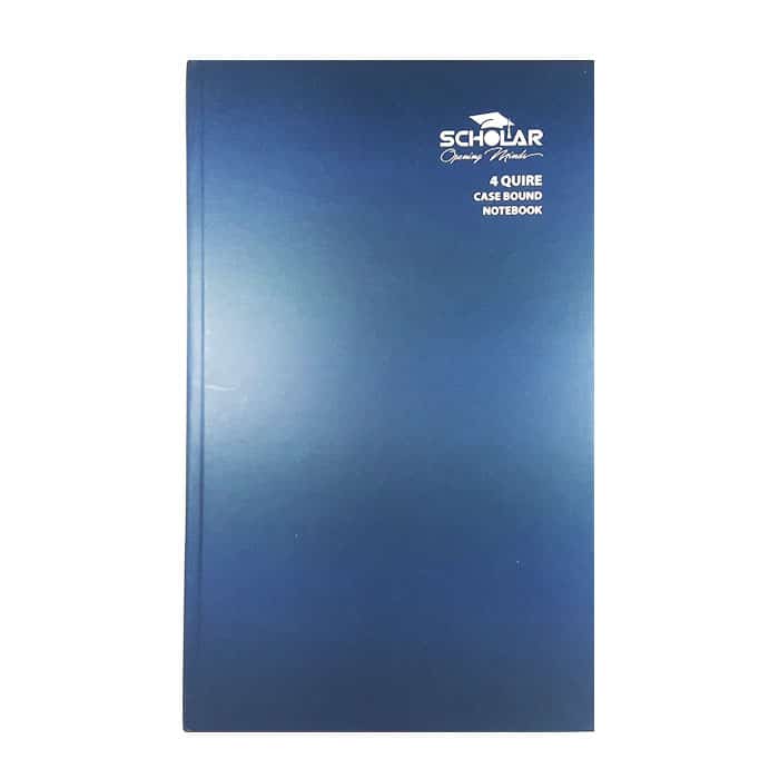 Scholar Hardcover Notebook – 2 Quire, Assorted Colours - 70474100381 Pie's Variety Store