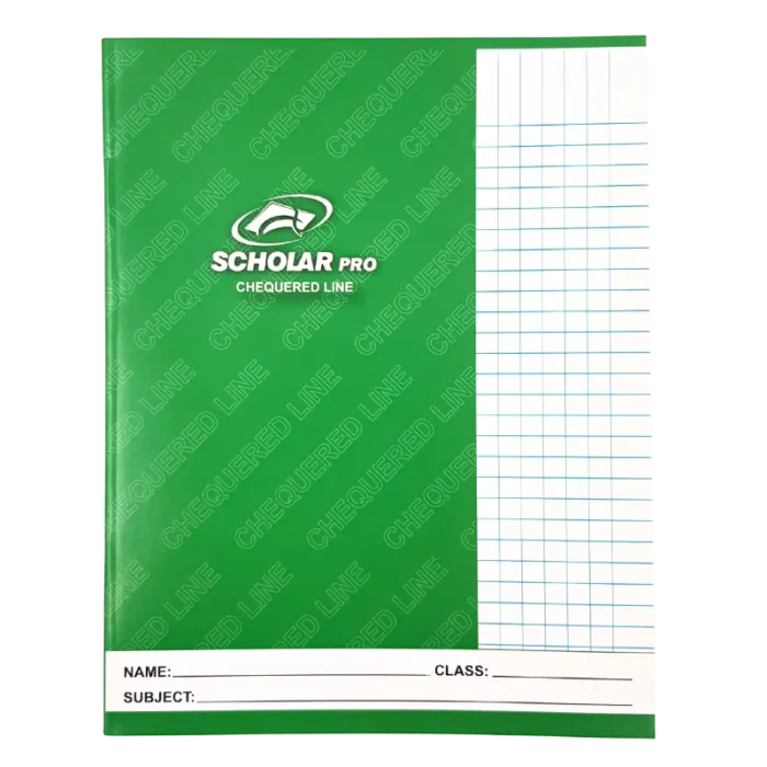 Scholar Pro Copy Book – Red and Blue Line ½″ Ruled Exercise Book - 70474100481 Pie's Variety Store
