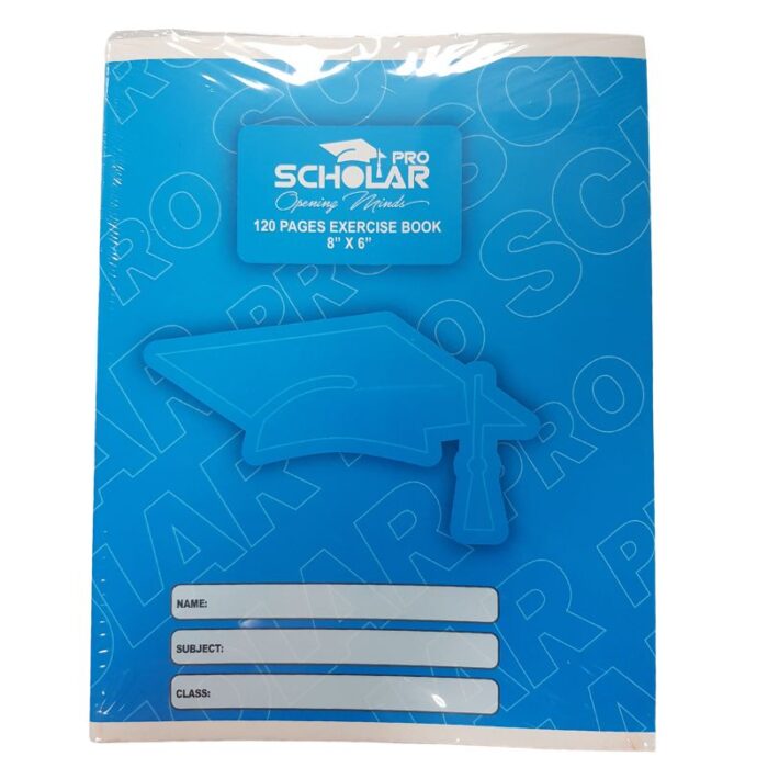 Scholar Pro Copy Book – Red and Blue Line ½″ Ruled Exercise Book - 70474100481 Pie's Variety Store