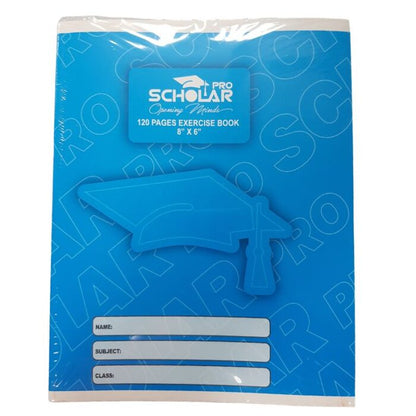 Scholar Pro Copy Book – Red and Blue Line ½″ Ruled Exercise Book - 70474100481 Pie's Variety Store