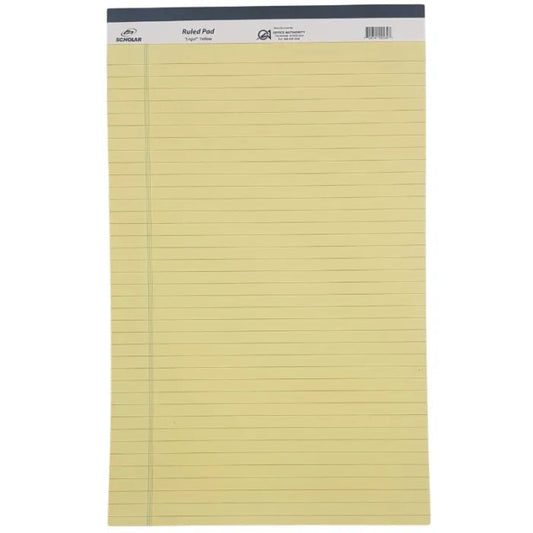 Scholar, Ruled Writing Pad, Letter Size, White - 70474100385 Pie's Variety Store