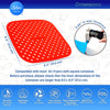 Reusable Silicone Air Fryer Liners with Air Fryer Magnetic Cheat Sheet, Easy Clean Air Fryer Accessories, Non Stick, AirFryer Accessory Parchment Paper Replacement (Square 8.5