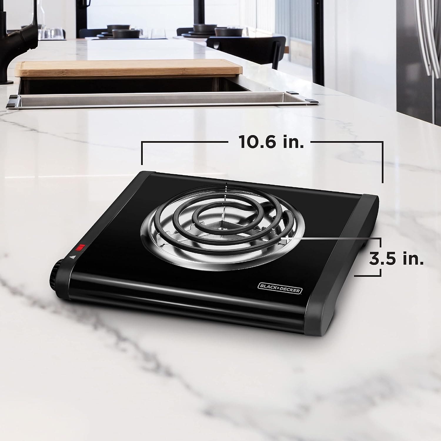 BLACK & DECKER SB1001B ELECTRIC SINGLE BURNER - BNDCJ651 Pie's Variety Store