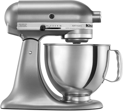 KITCHENAID KSM150PSCU 5QT STAND MIXER CONTOUR SILVER - KTCNADFC3522 Pie's Variety Store