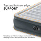 Intex Mid-Rise Air Mattress Bed with Built-in Pump, Dura-Beam Deluxe Comfort Plush, Full - Portable Luxury Travel Airbed for Adults, Camping, Guests Intex