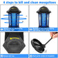 Klahaite Bug Zapper Outdoor, Mosquito Zapper, Fly Traps Fly Zapper,Mosquito Repellent Outdoor Patio and Backyard Covers 1/2 Acre, 4200V Powerful Grid, ABS Fireproof Plastic Outer Klahaite